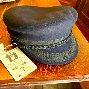 Saint James French navy sailor cap Size 7 5/8 NWT
